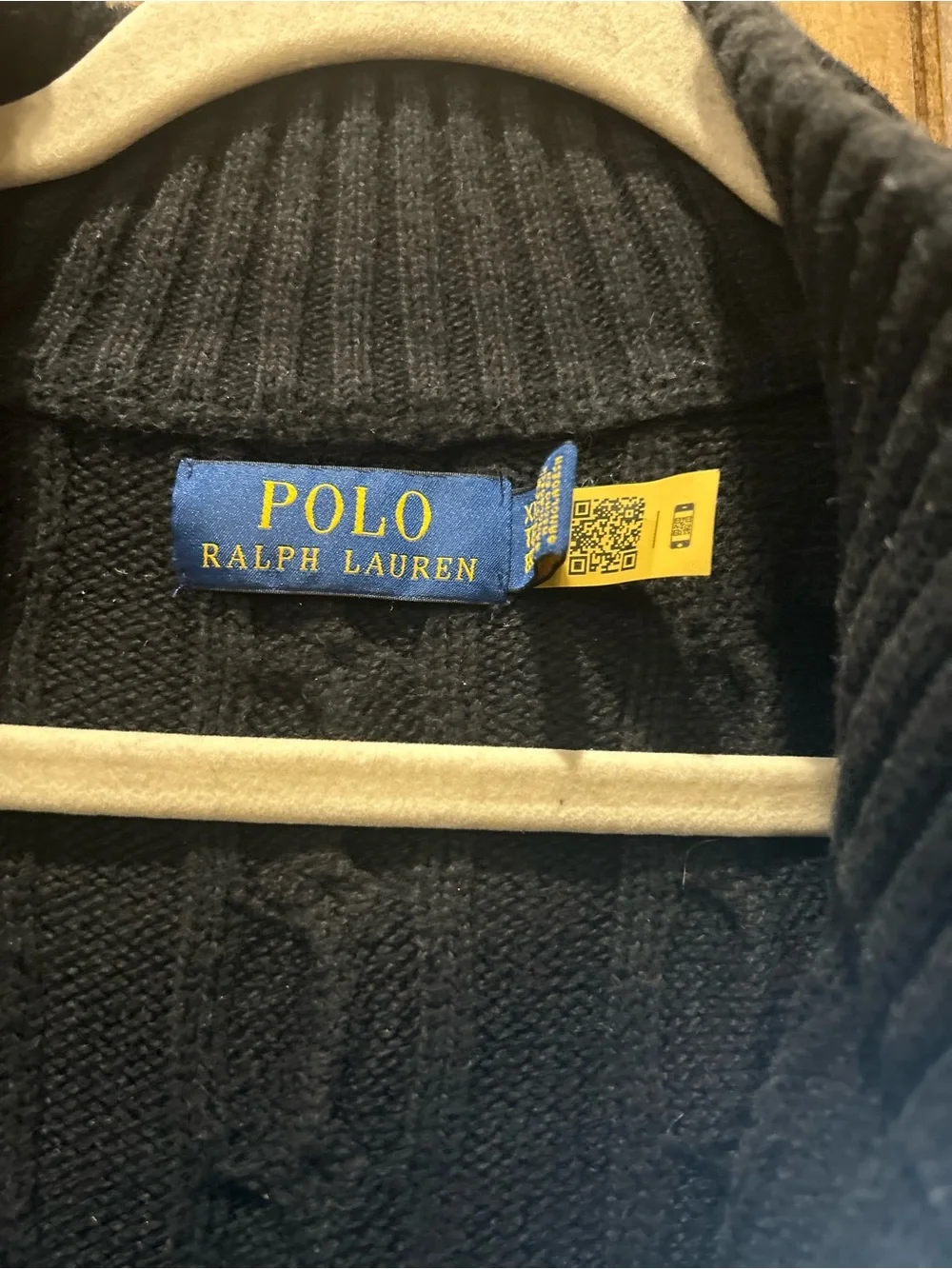 Polo Ralph Lauren black cable